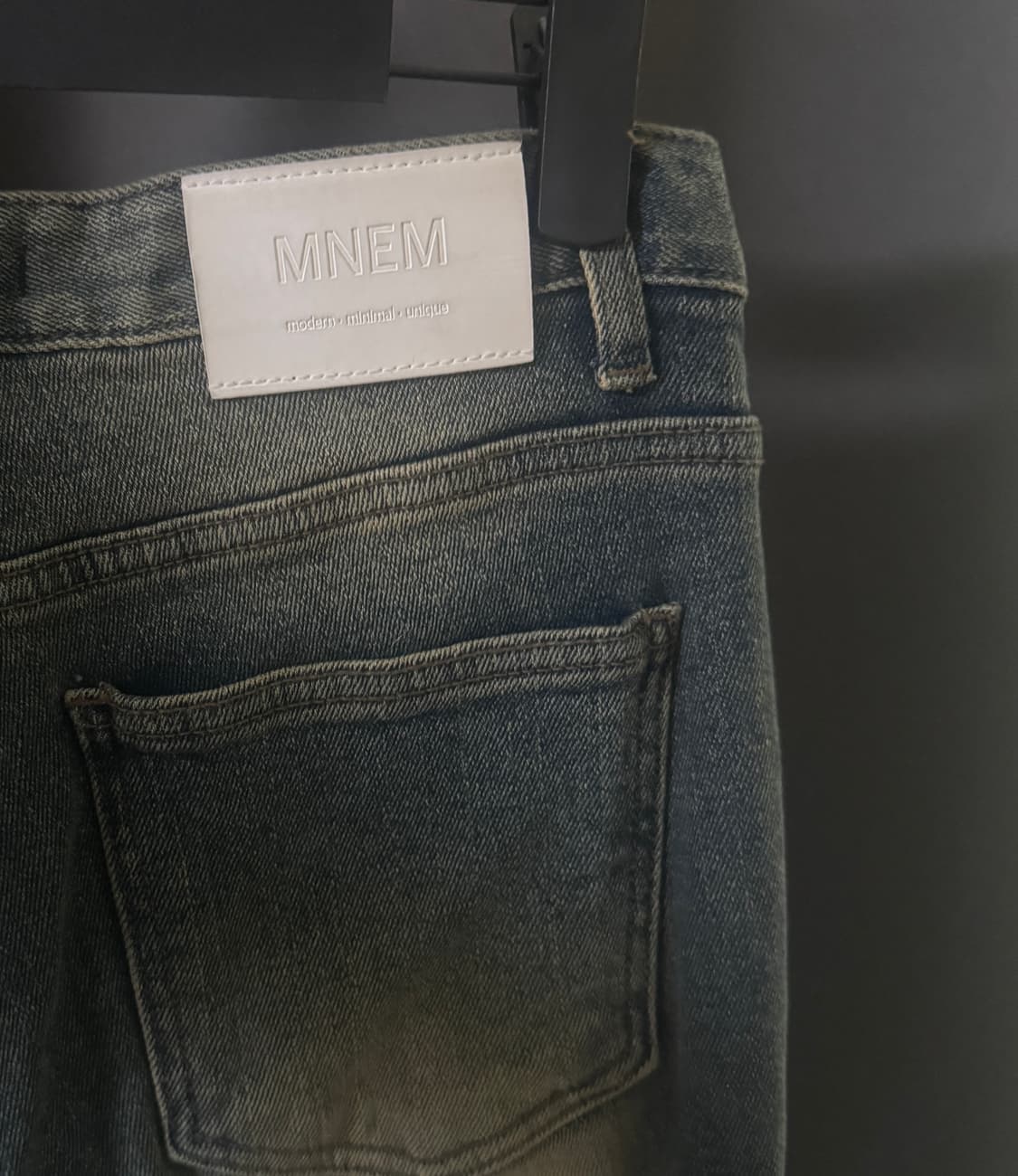 MNEM 므넴 워시드 부츠컷 상품이미지6