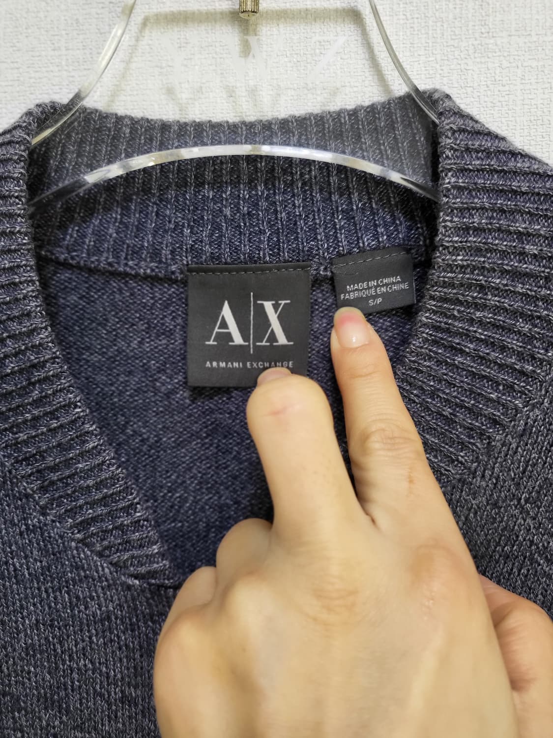 Armani Exchange 니트 집업 free 상품이미지2