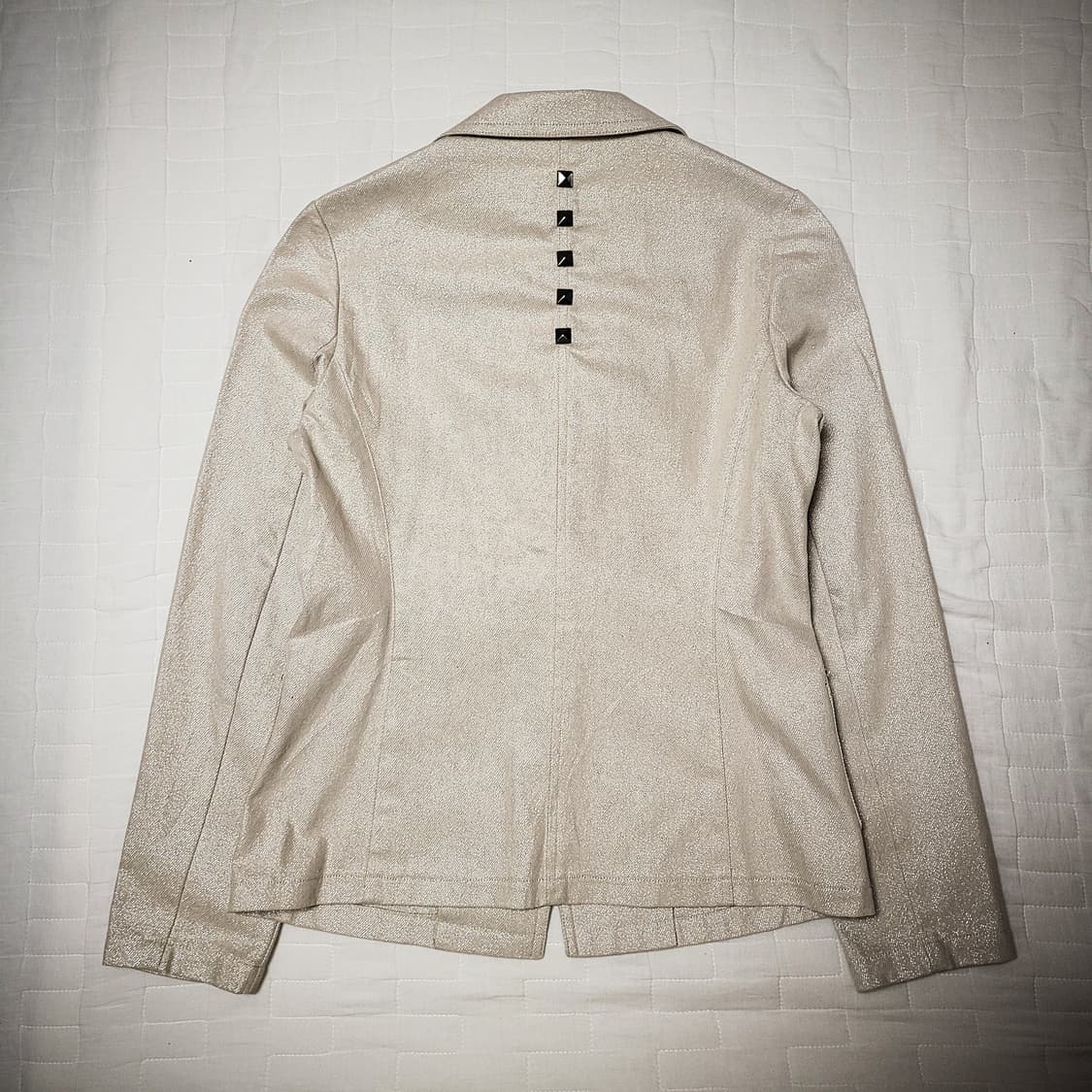 KATHARINE HAMNETT LONDON 메탈릭 슬릿사 자켓 상품이미지2