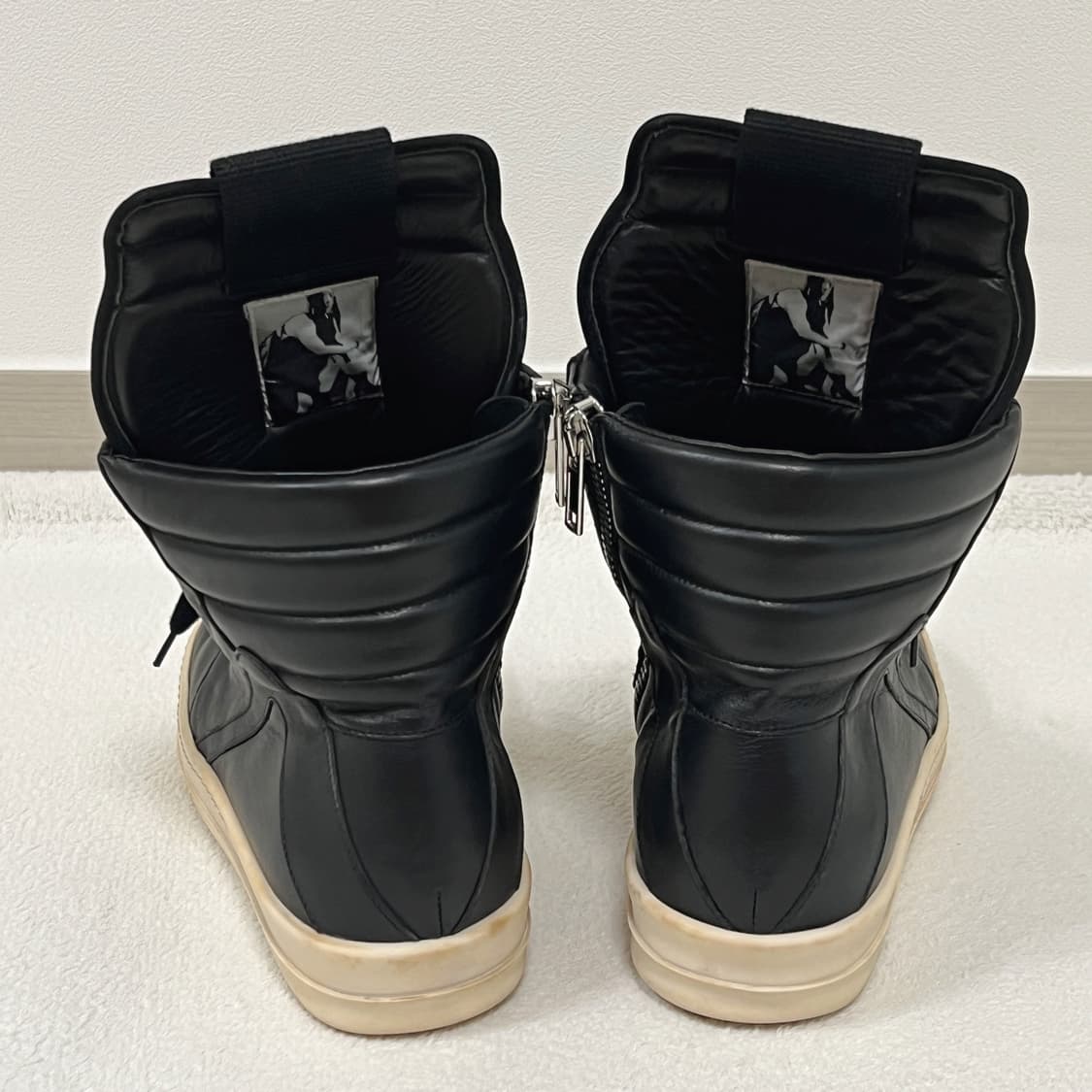 릭오웬스 16FW 지오바스켓 모노크롬 LPO 검검흰 상품이미지4