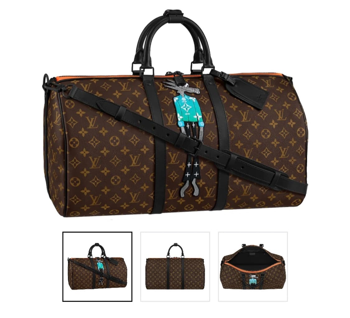 루이비통 버질아블로 한정판 자수 캐릭터 키폴50 (새상품) 상품이미지3