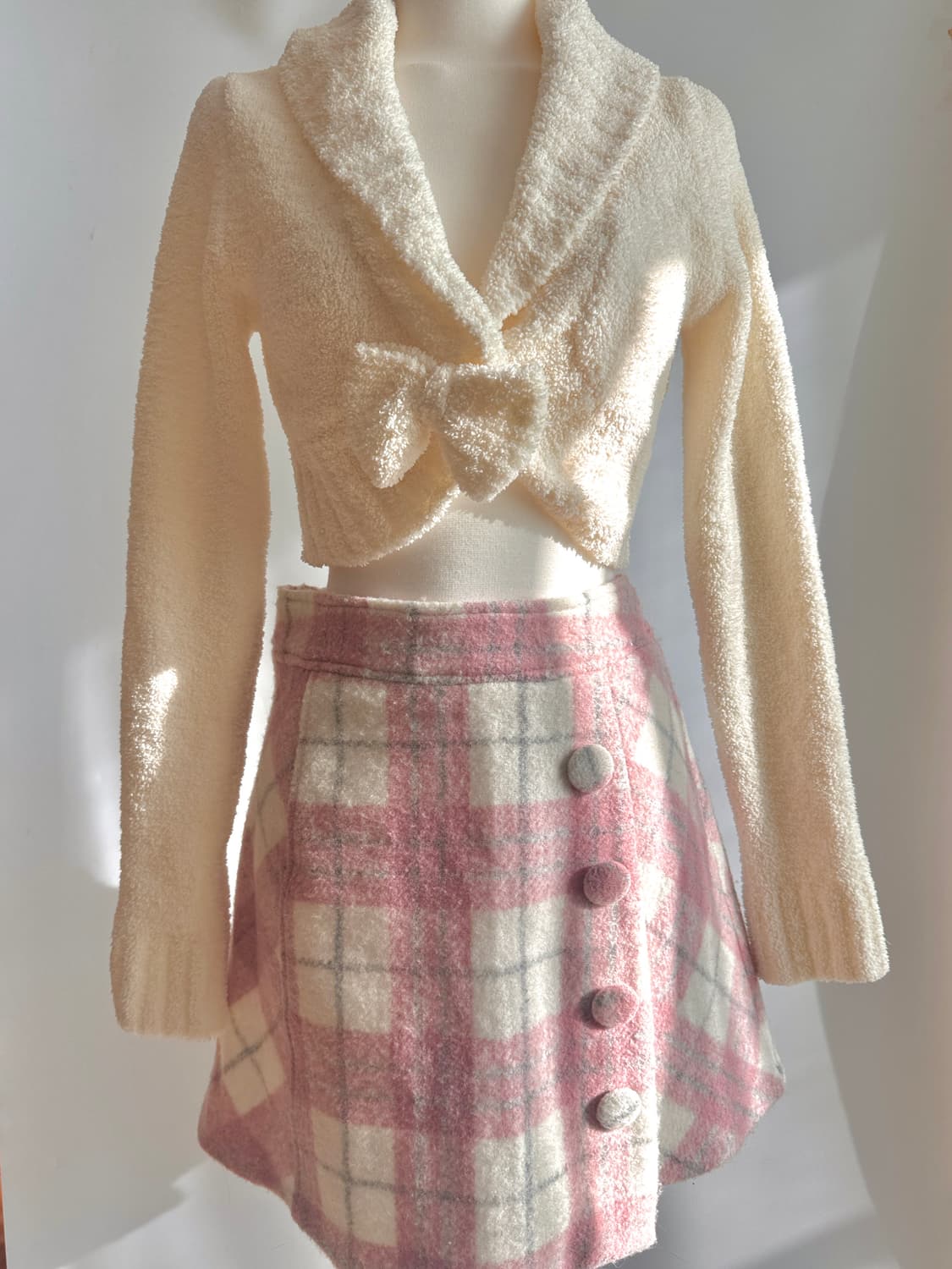 Lizlisa 리즈리사 히메갸루 달천깔 숏 가디건  상품이미지1