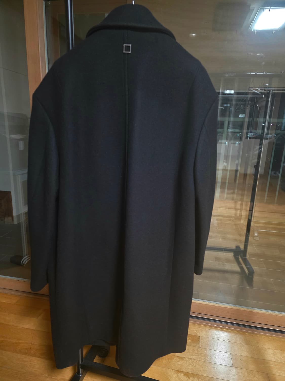 [실착 0회] 우영미 24FW 블랙 발마칸 코트 48사이즈 상품이미지3