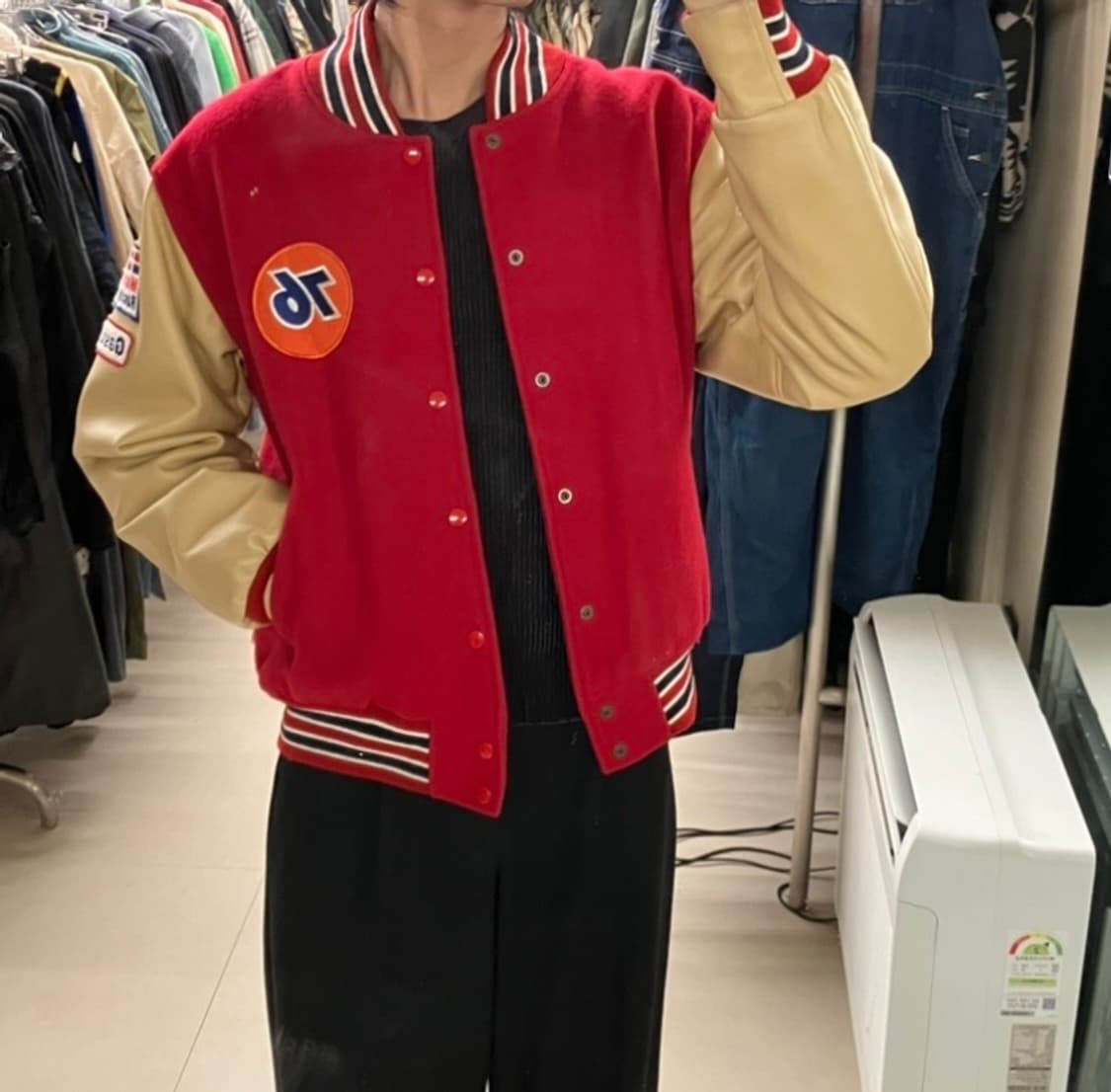 VTG 76 루브리컨츠 울 바시티 자켓 M  상품이미지9