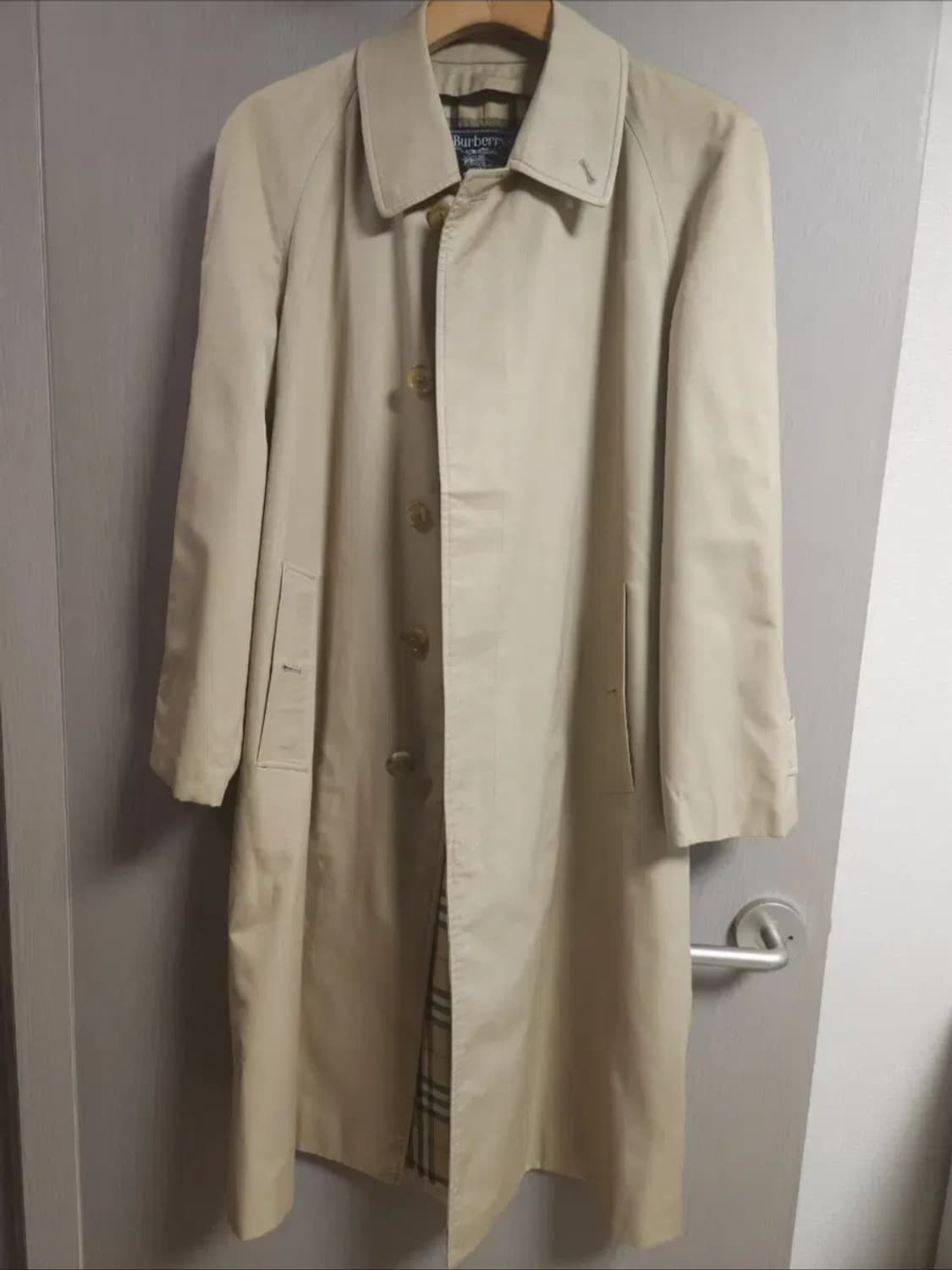 버버리 베이지 트렌치코트, M 상품이미지1