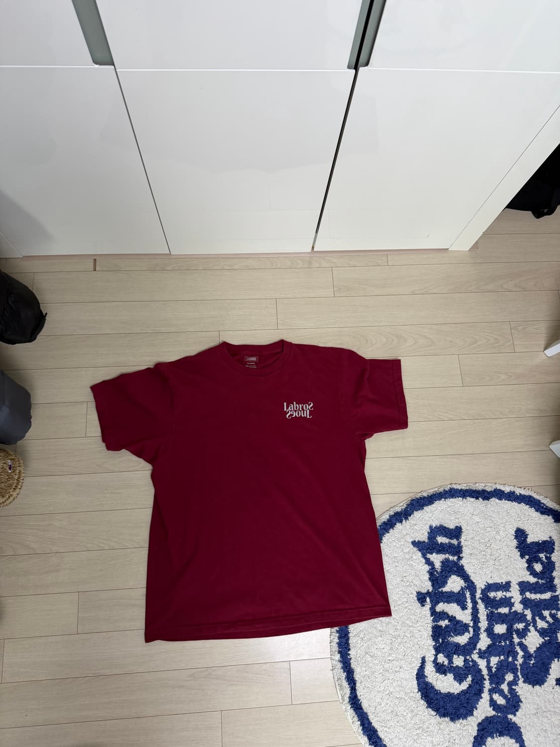 라브로스 반팔티 버건디 XL사이즈 상품이미지1