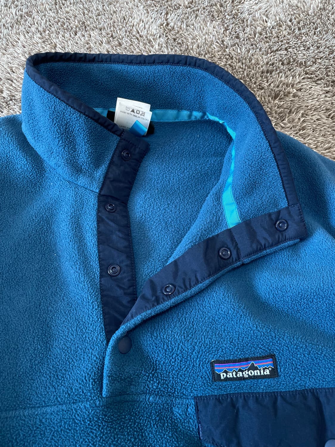 Patagonia synchilla 빈티지 신칠라 블루 상품이미지3