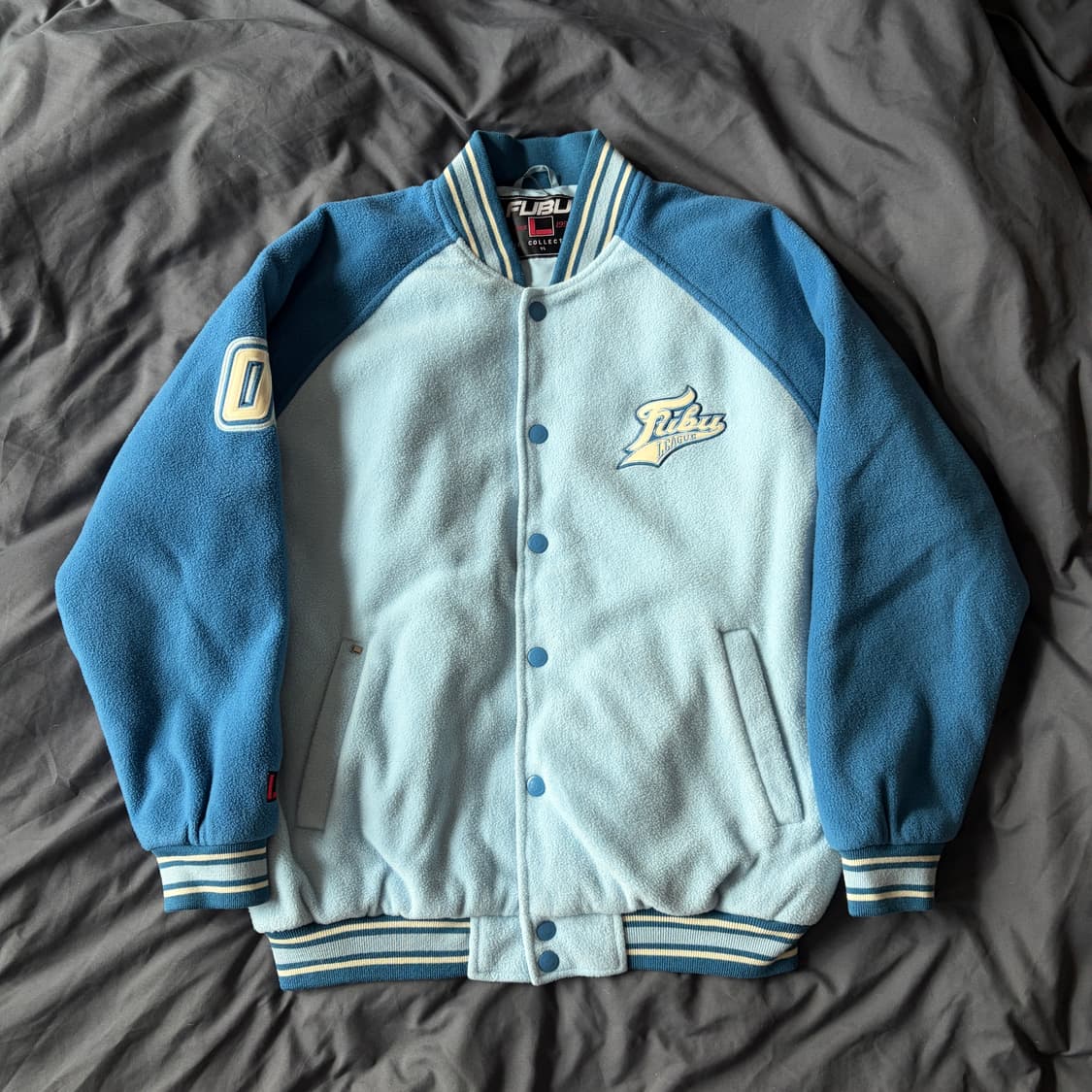 후부(Fubu) 리그 블루종 점퍼 바시티 자켓 상품이미지2