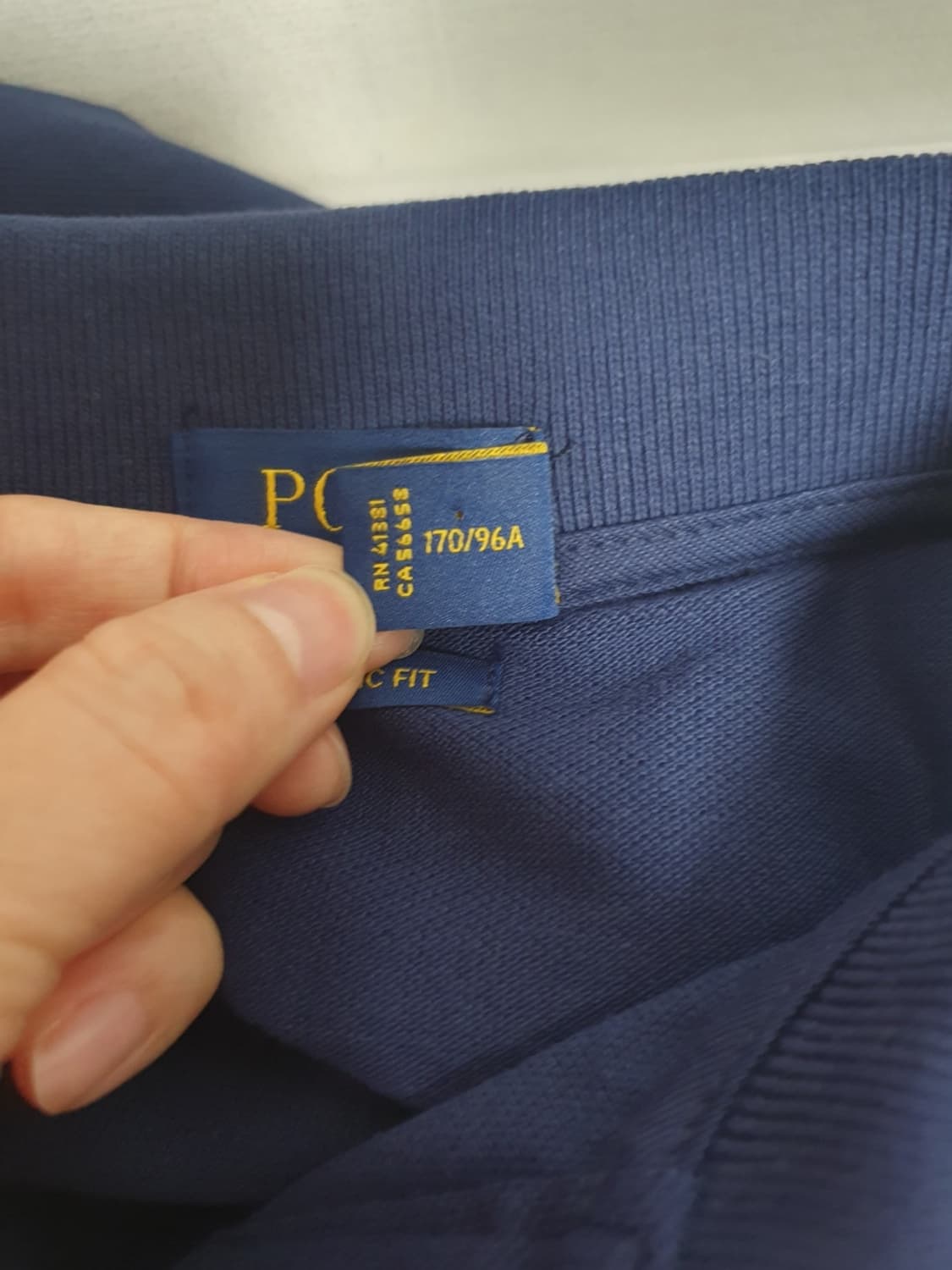 폴로랄프로렌 여성 클래식핏 반팔 카라티 네이비 L 상품이미지7