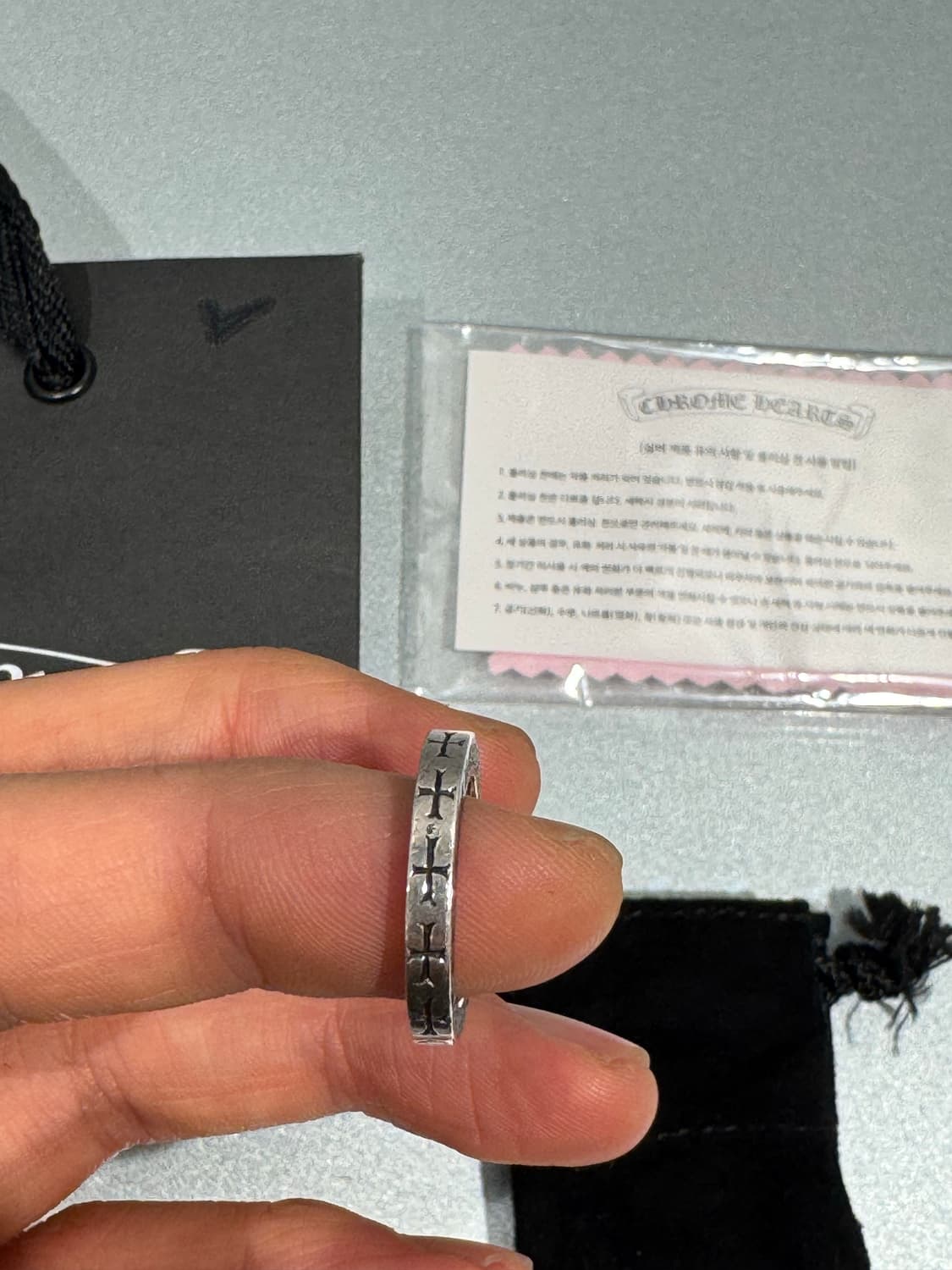 크롬하츠 퍽유링 us사이즈5.5호 상품이미지3