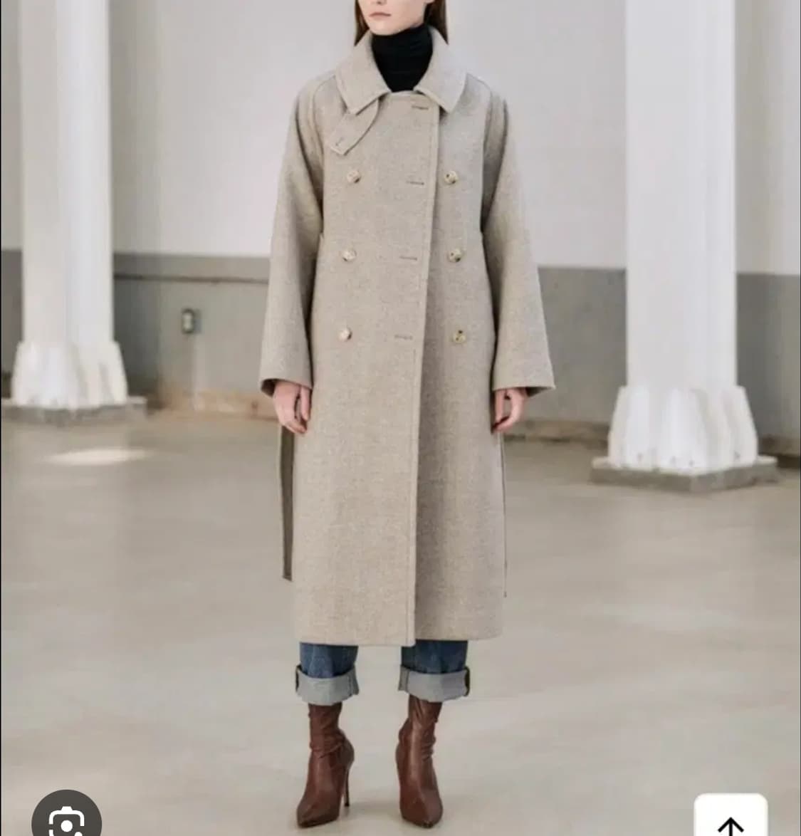 닐바이피 울90,캐시 10 핸드메이드 코트 Free _ 여성 상품이미지1