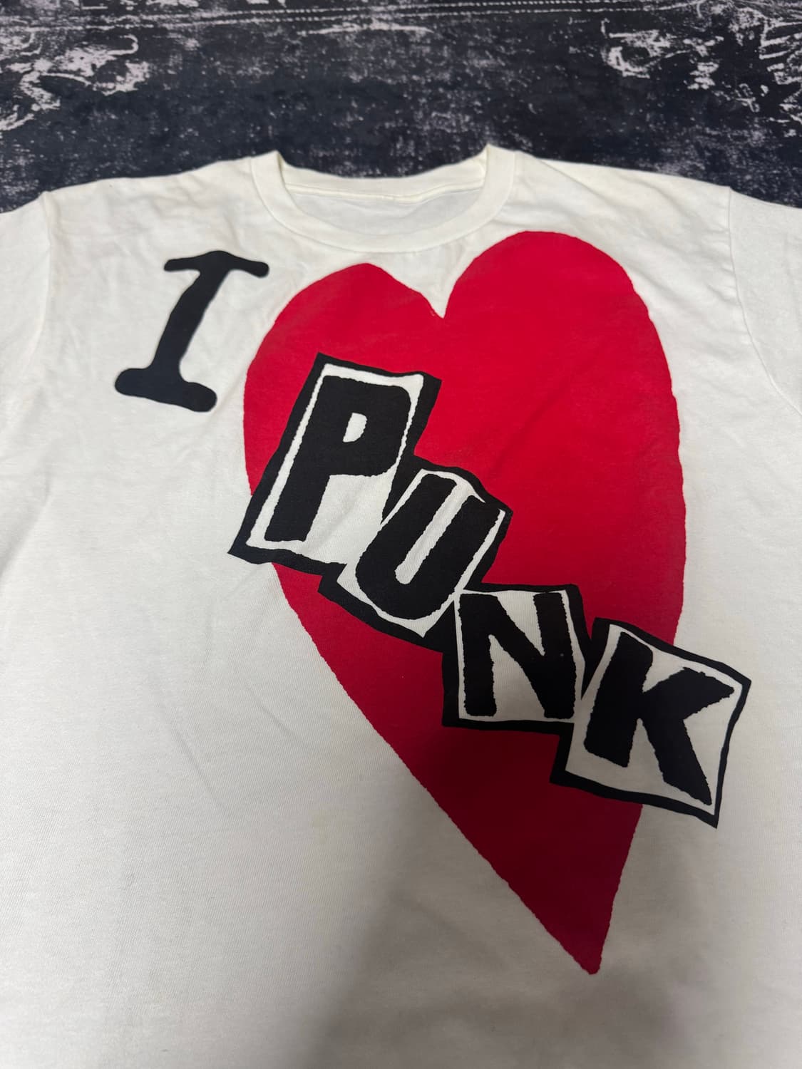 I PUNK printed design T-shirt 상품이미지2