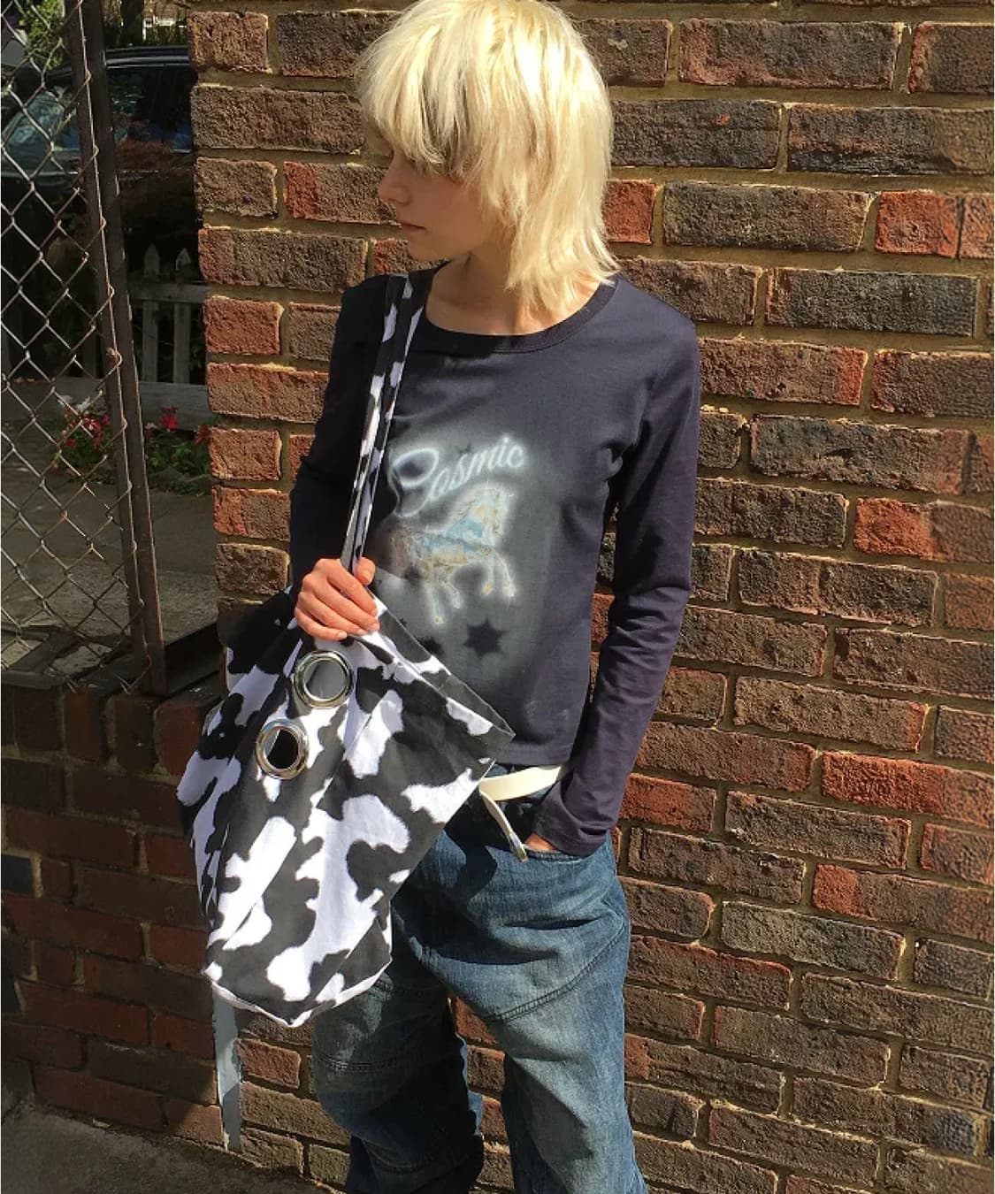 ertr Be Bop Canvas 토트백 Cow 상품이미지1