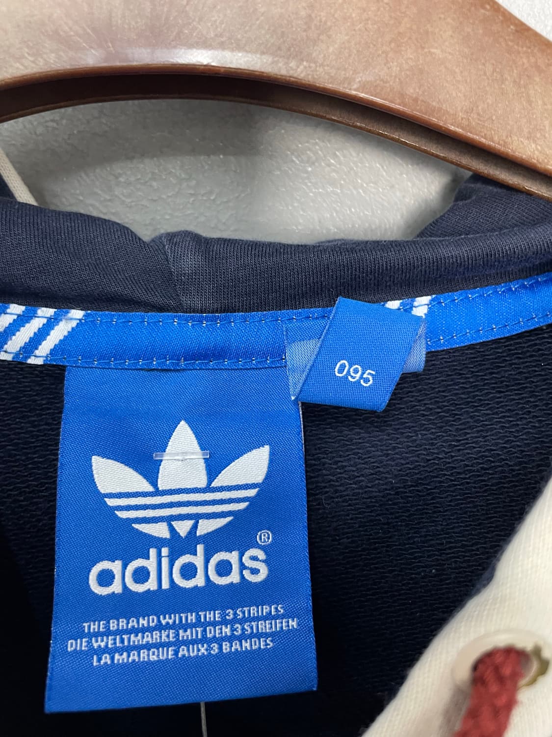 아디다스 오리지널스 배색 후드집업 H2600 상품이미지4