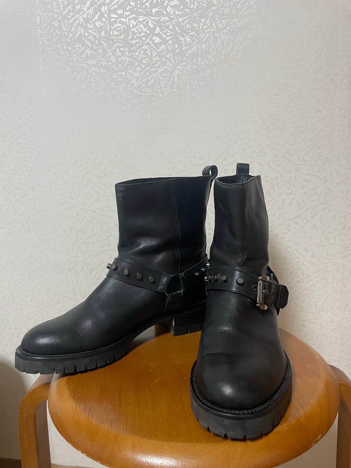DKNY 가죽 바이커 부츠 250 상품이미지3