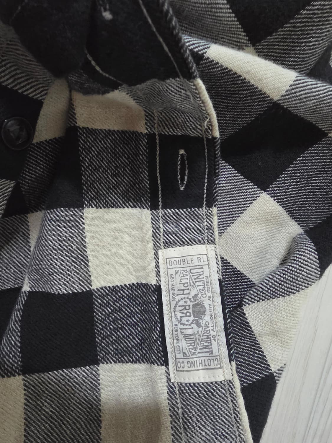 RRL 더블알엘 버팔로 체크 워크셔츠 L사이즈 상품이미지7
