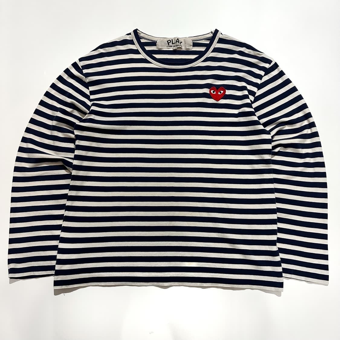 꼼데가르송 스트라이프 보더티 상품이미지1