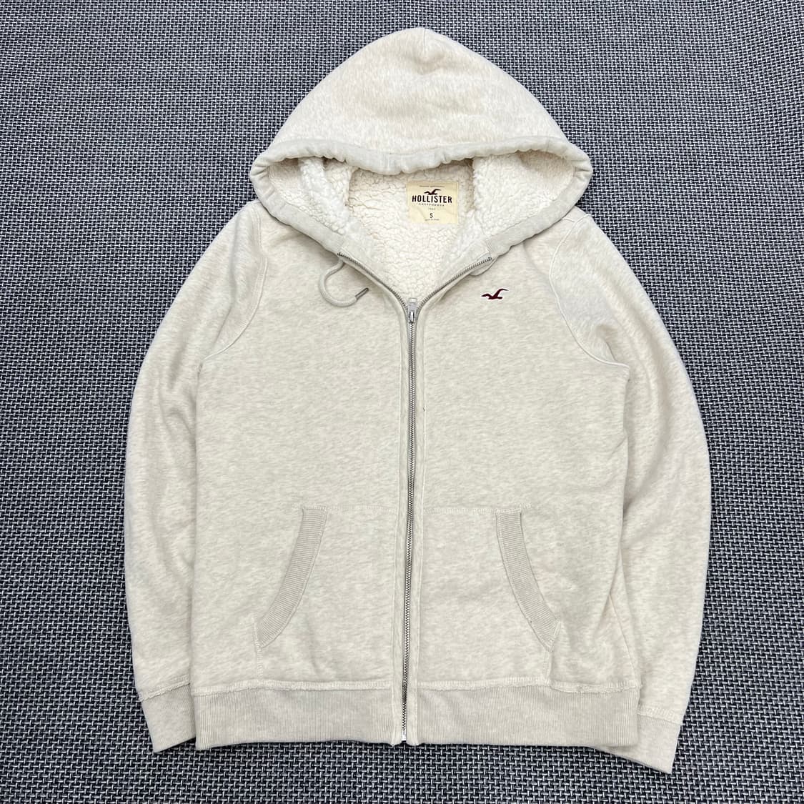 홀리스터 양털 울프죠 후드집업 상품이미지1