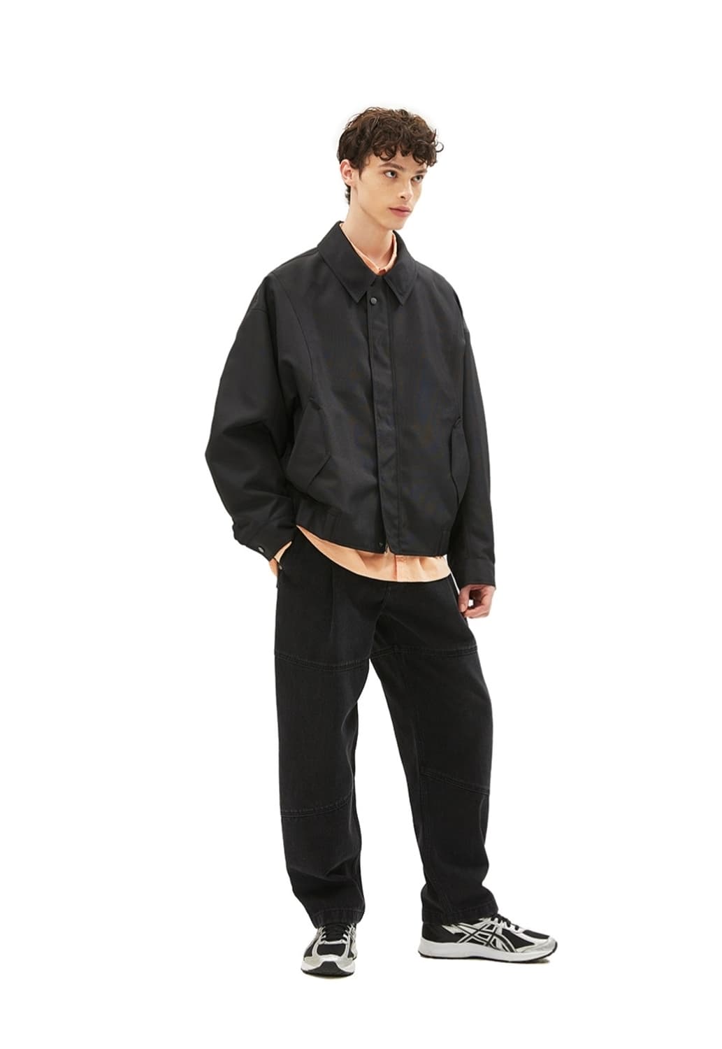 일꼬르소(ILCORSO)22ss 벌룬핏 웨이브 드리즐러 자켓 L size 상품이미지2