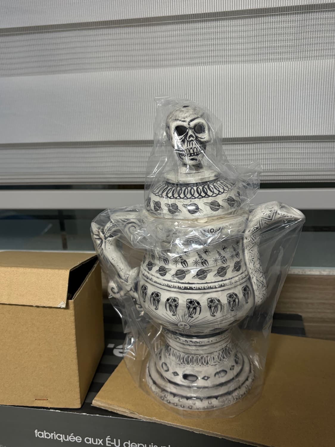 네이버후드 닥터우 22SS 스컬 헤드 인센스 챔버 블랙 F 상품이미지3