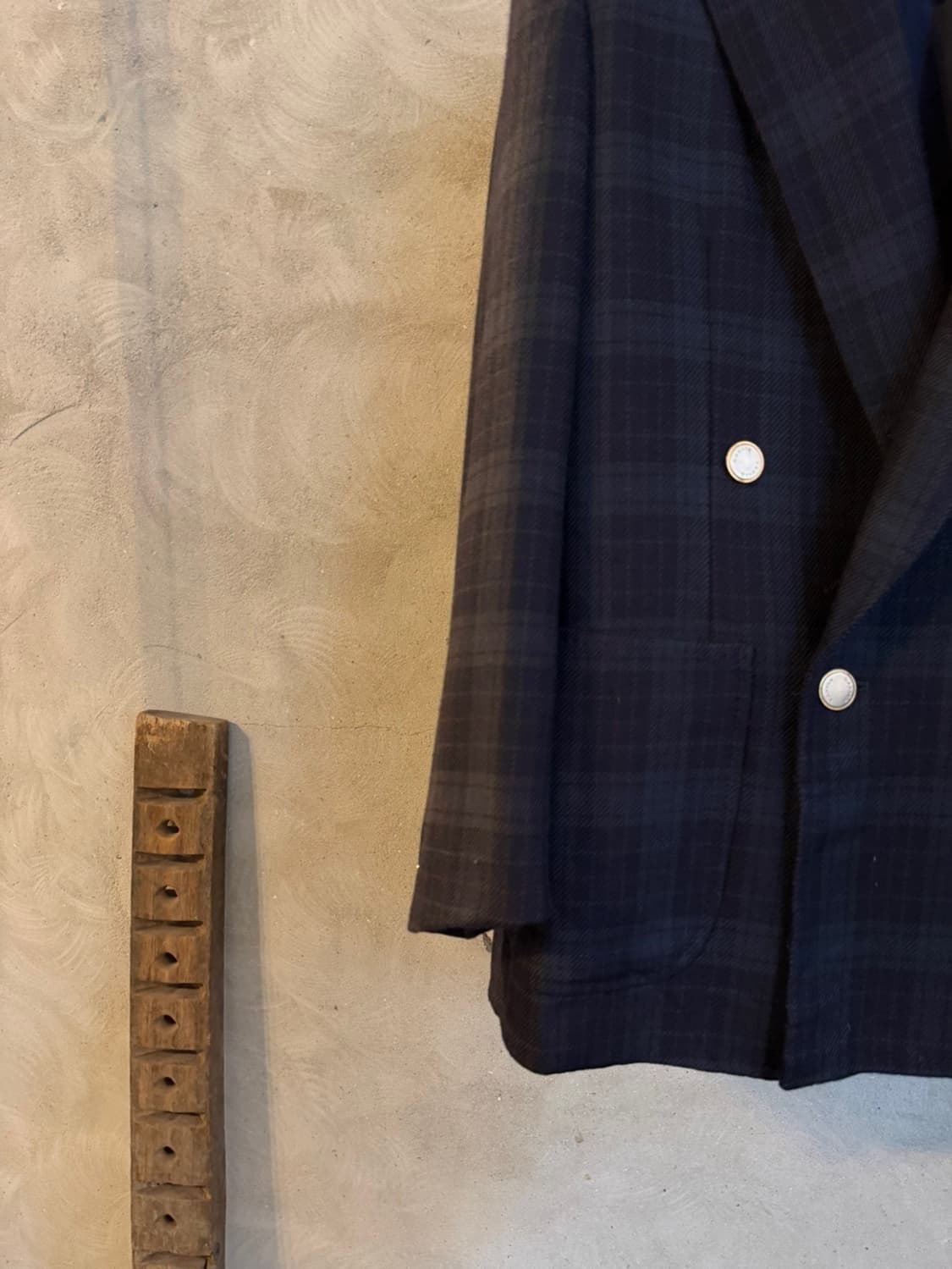 랑방 금장 캐시미어 블레이저 66~77 상품이미지5