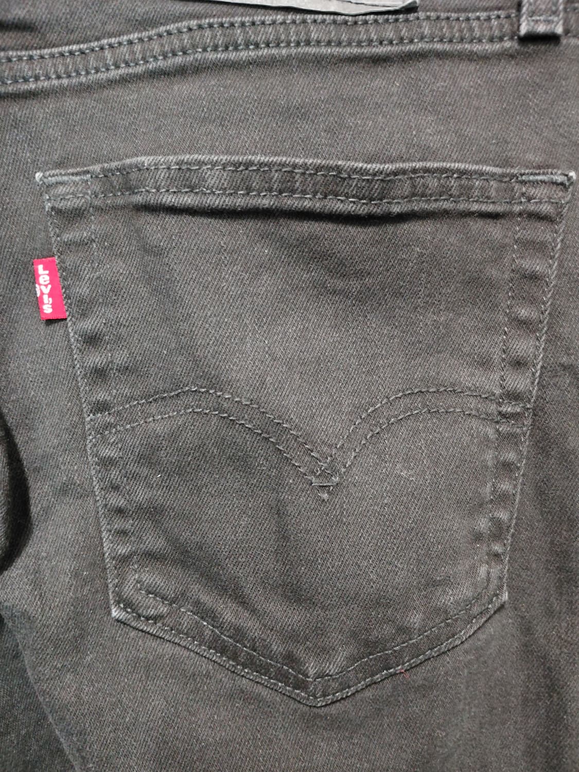 [리바이스505]레귤러핏 블랙 데님 청바지 30사이즈  상품이미지3