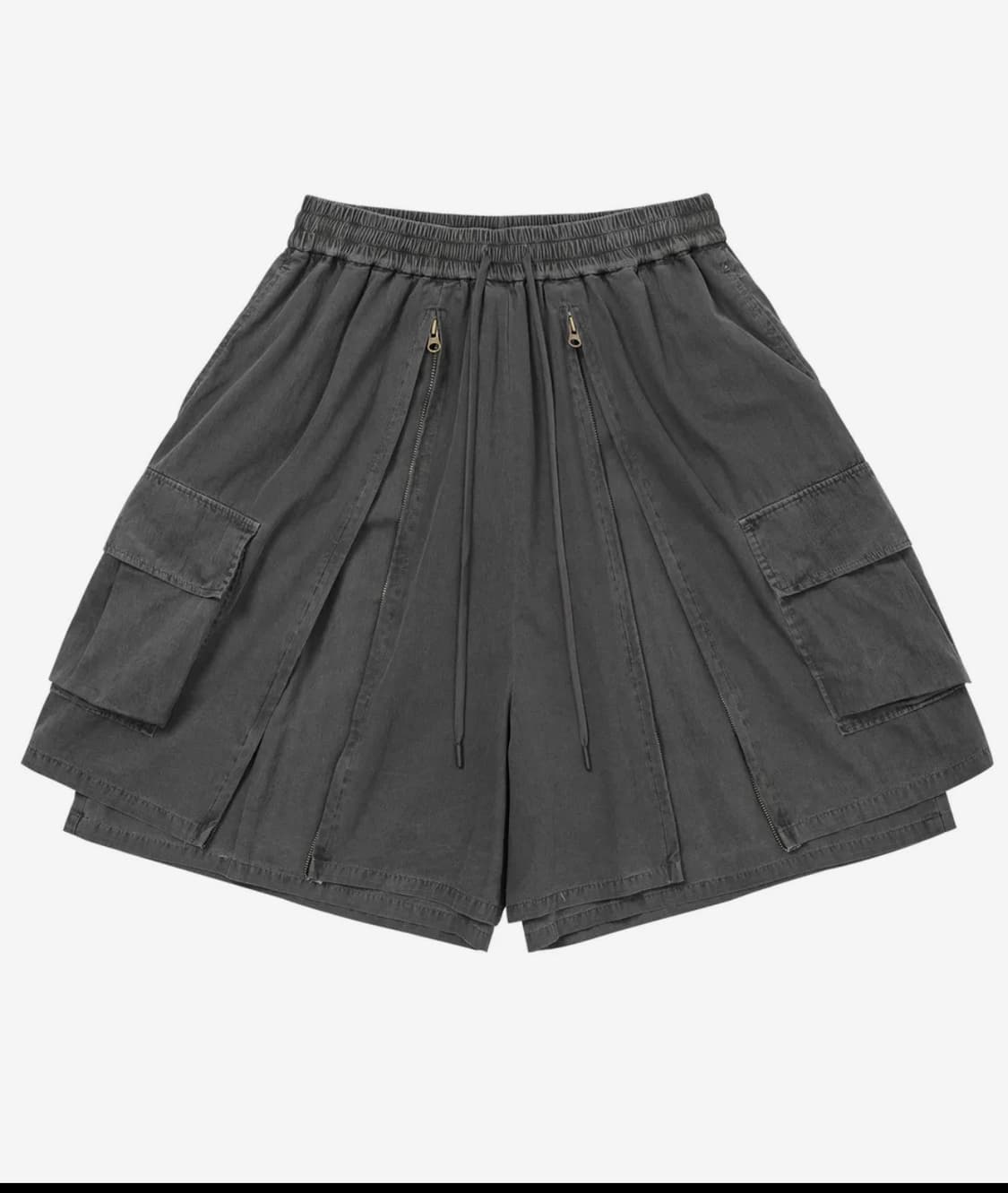 레이어드 집업팬츠 차콜 L 새상품 아조바이아조 상품이미지1