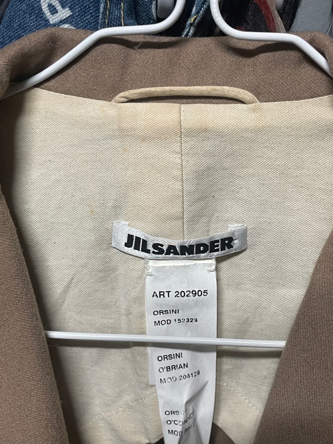 질샌더 베이지 울 자켓 36사이즈 상품이미지3