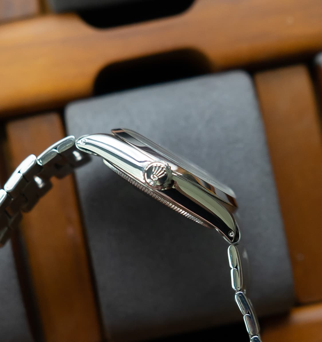 롤렉스 오이스터 퍼페츄얼 에어킹 5500 청판 빈티지 시계 상품이미지3