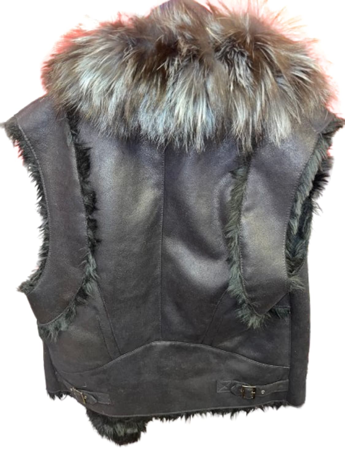 Japanese Vintage 퍼 베스트 조끼 자켓 상품이미지4