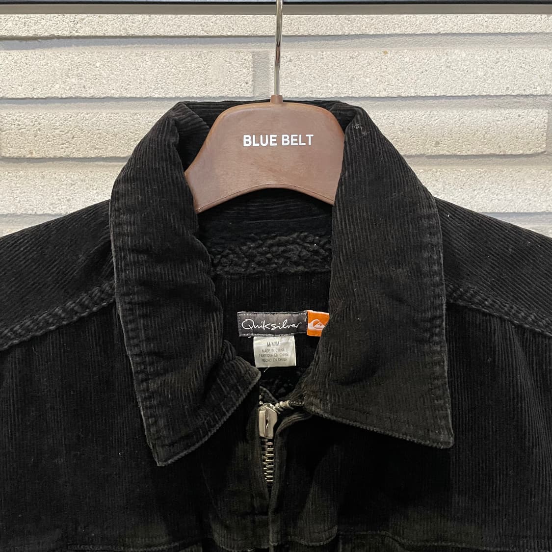 QUIKSILVER 퀵실버 코듀로이 자켓 쉐르파 안감 4포켓 디테일 블랙 상품이미지6