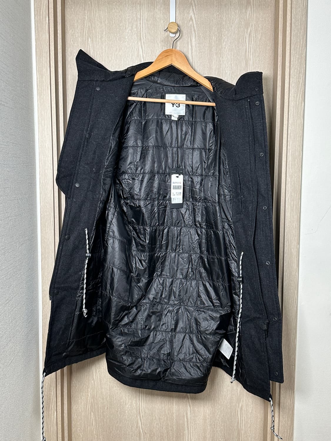 새상품)Y3 Y-3 고어텍스 패딩자켓 100/블랙 요지야마모토 상품이미지4