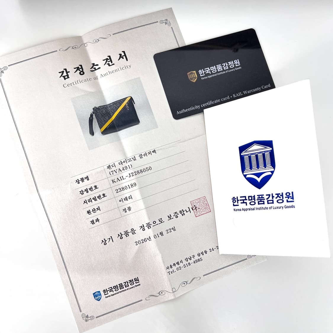 [감정완료] 펜디 FF 로고 클러치백 (7VA491) 상품이미지2