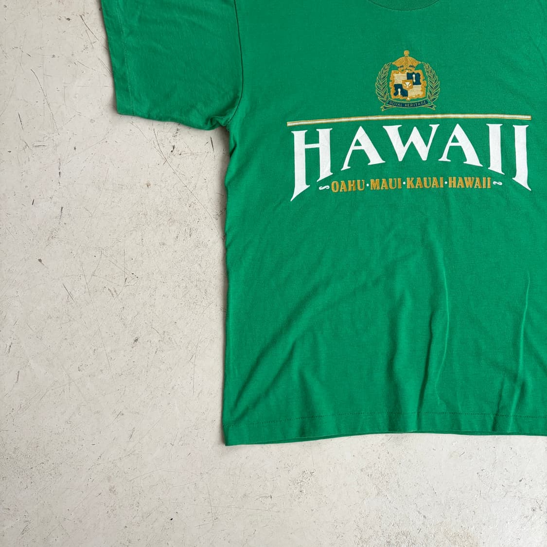 90s USA Hawaii 빈티지 싱글스티치 반팔티 L 상품이미지3