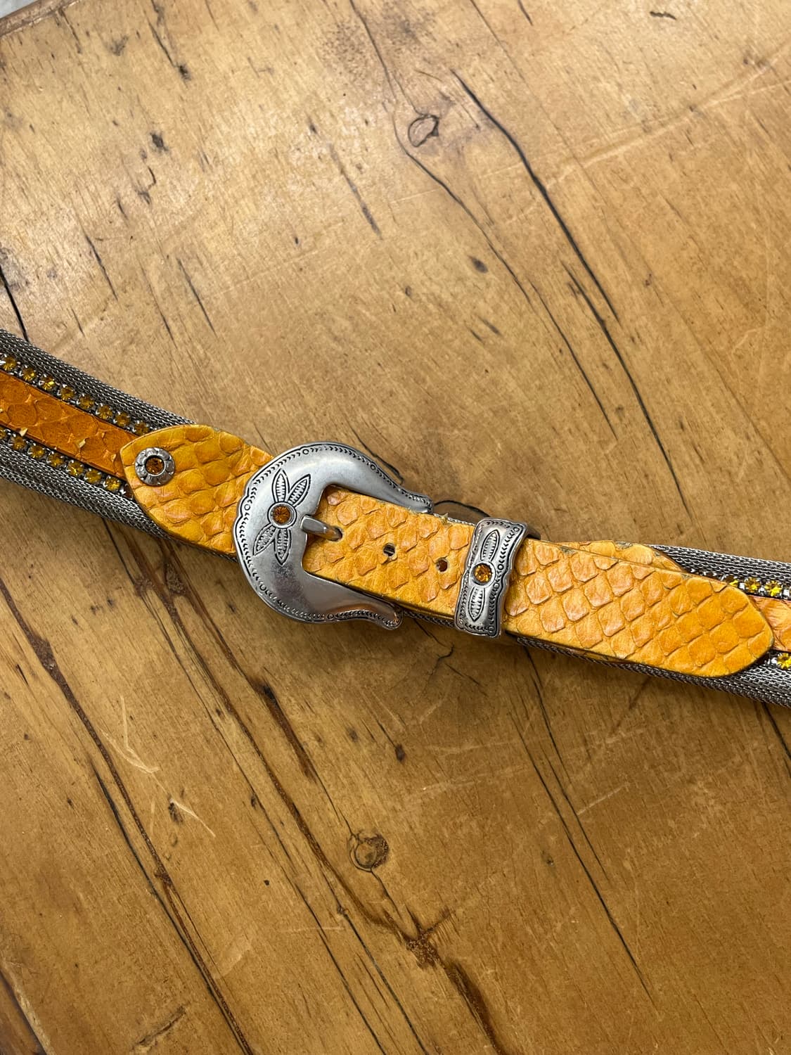 NANNI snake leather belt (made in ITALY) 상품이미지3