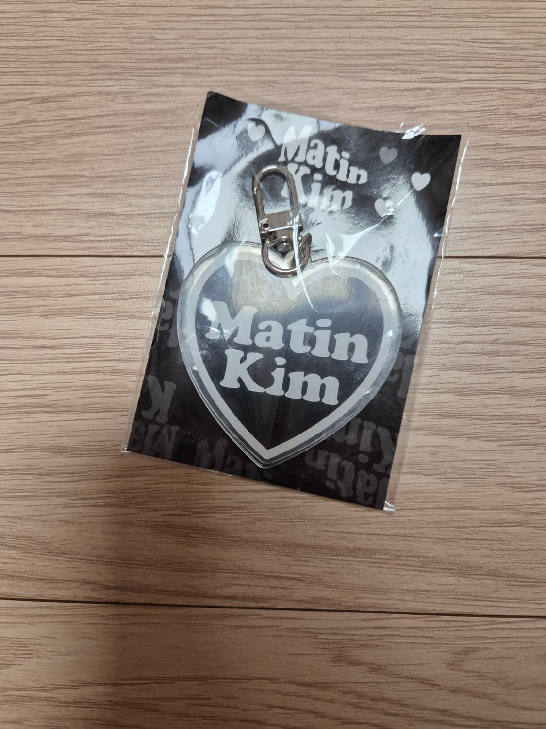 (새상품) 마뗑킴 하트 아크릴 키링 상품이미지1