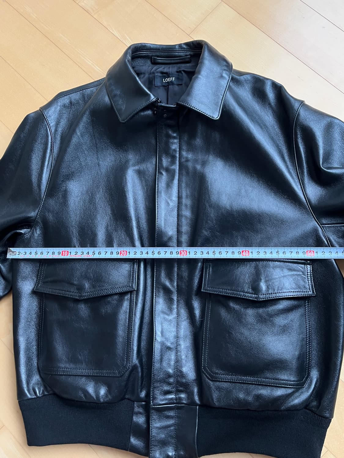 LOEFF A-2 레더자켓 블랙 1 사이즈/S 유니섹스제품 상품이미지8