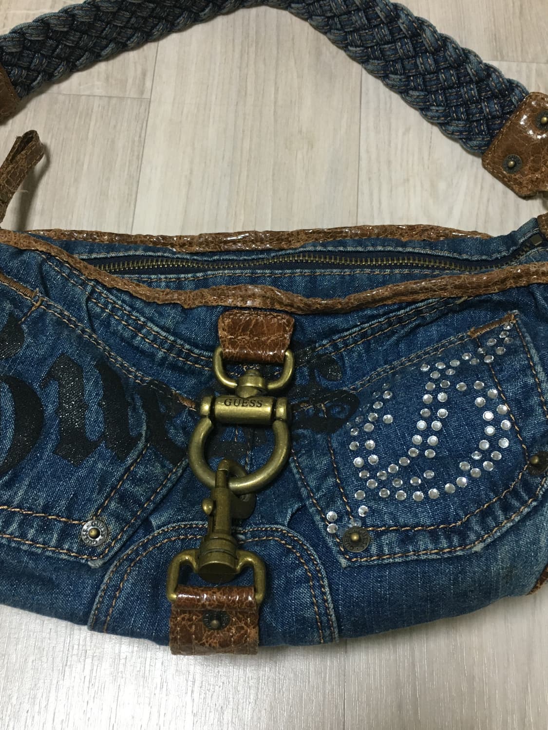 Guess vintage denim bag 상품이미지2