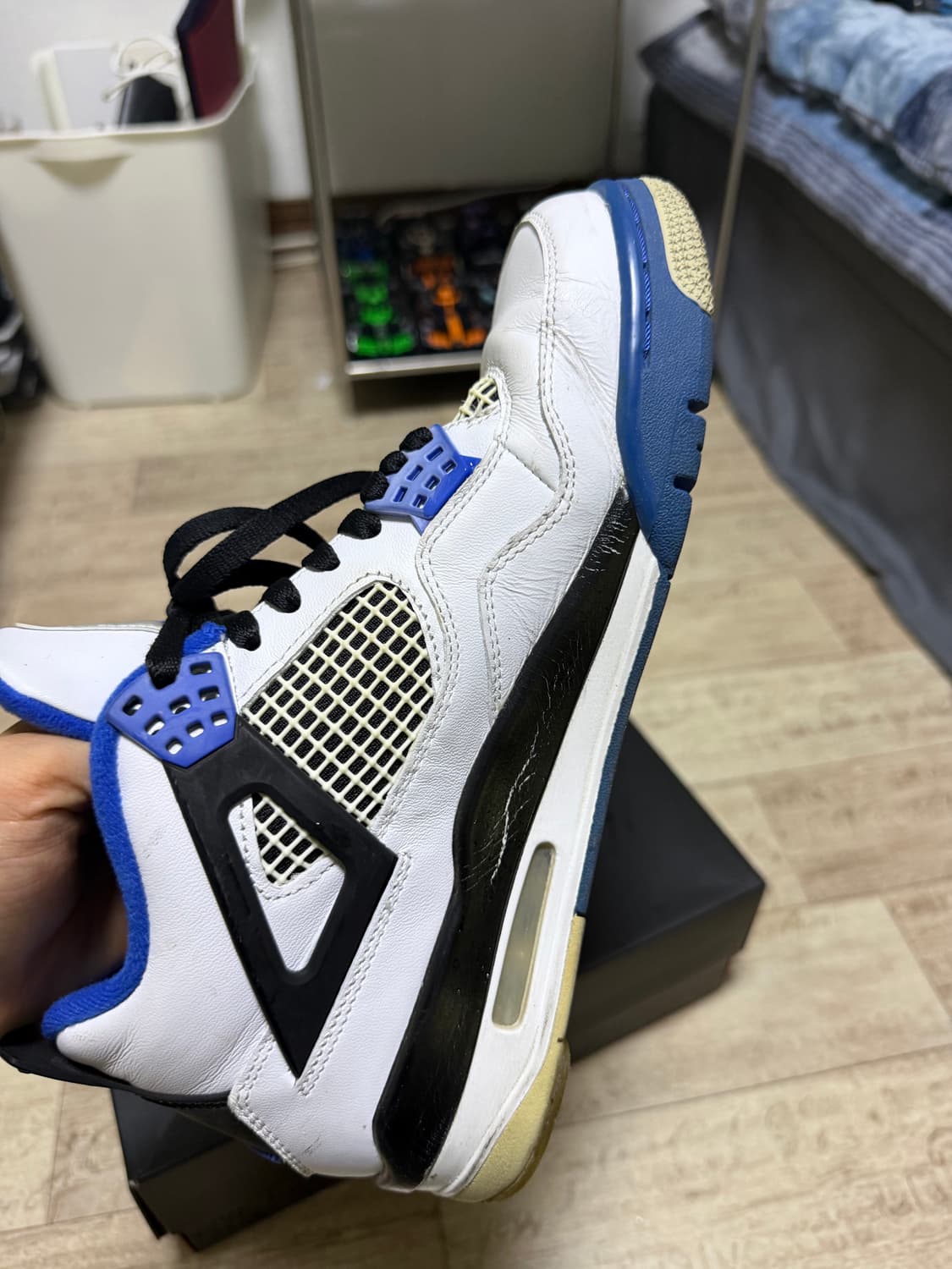 나이키 조던4 인더스트리얼 블루 265 상품이미지6