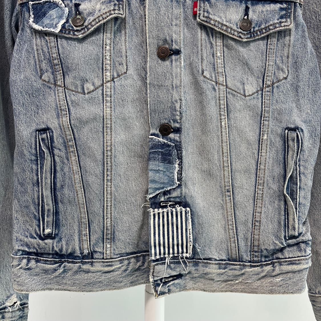 [S 국내 98-100] 리바이스 빈티지 패치워크 데님 트러커 자켓 상품이미지5