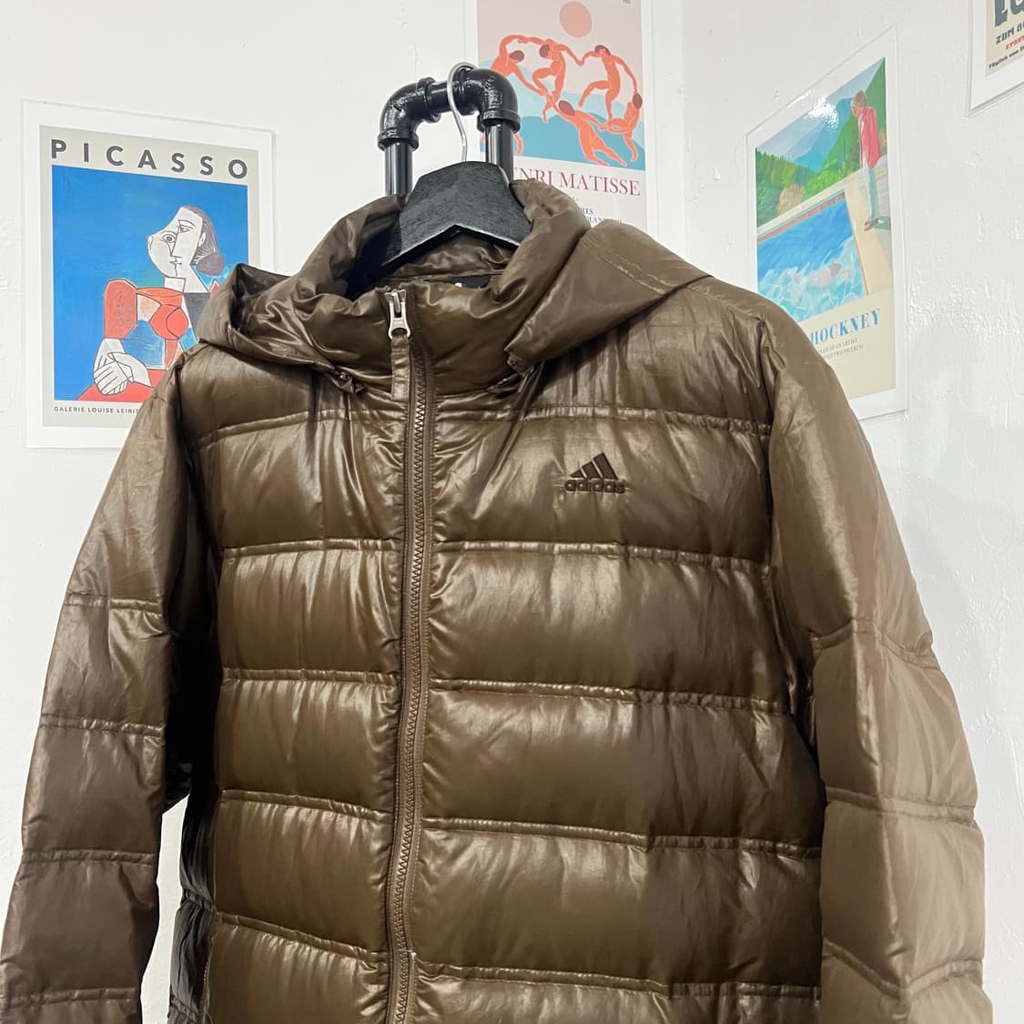 아디다스 다운 후드 패딩 상품이미지4