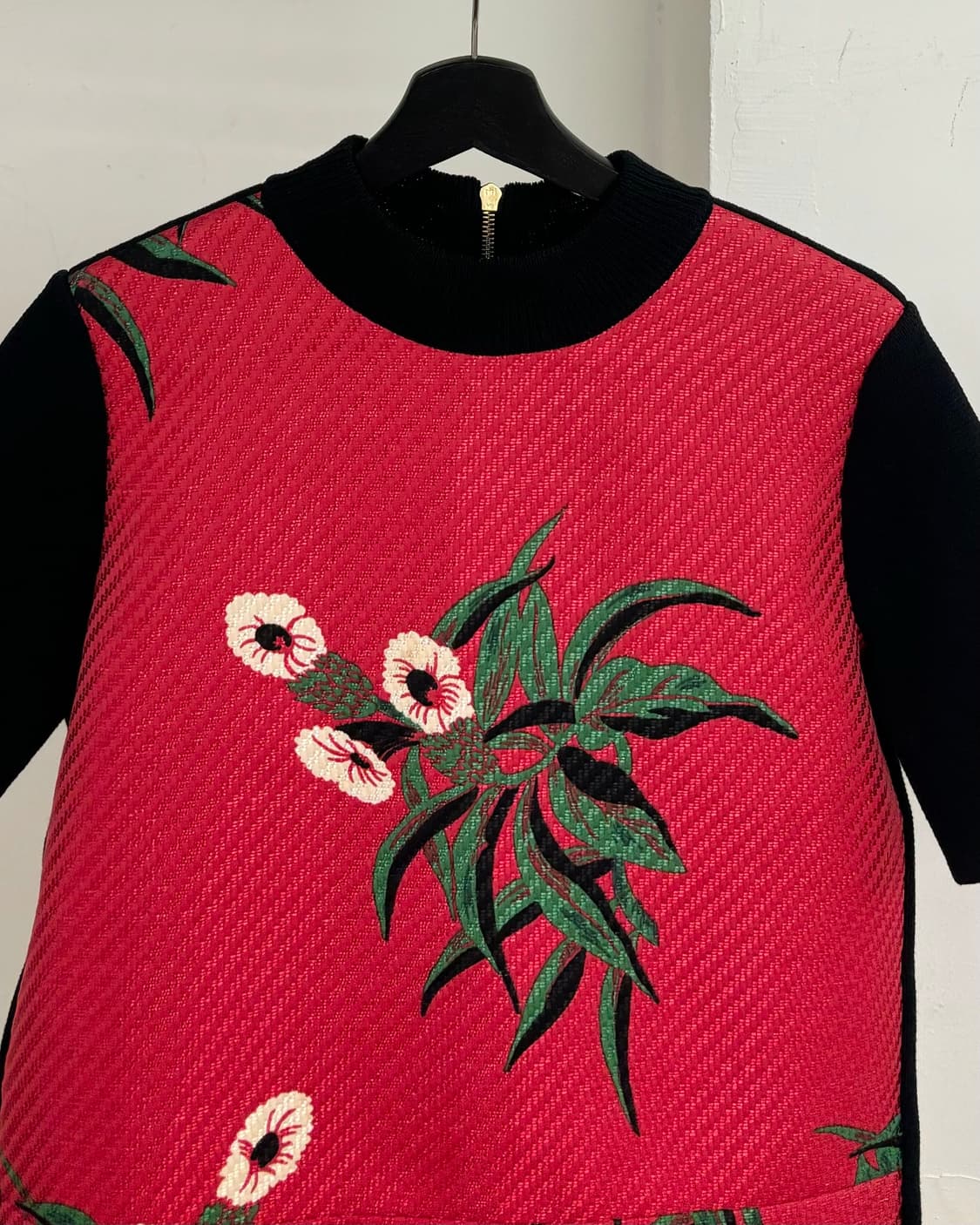 마르니 플로럴 자카드 니트 반팔 상품이미지2