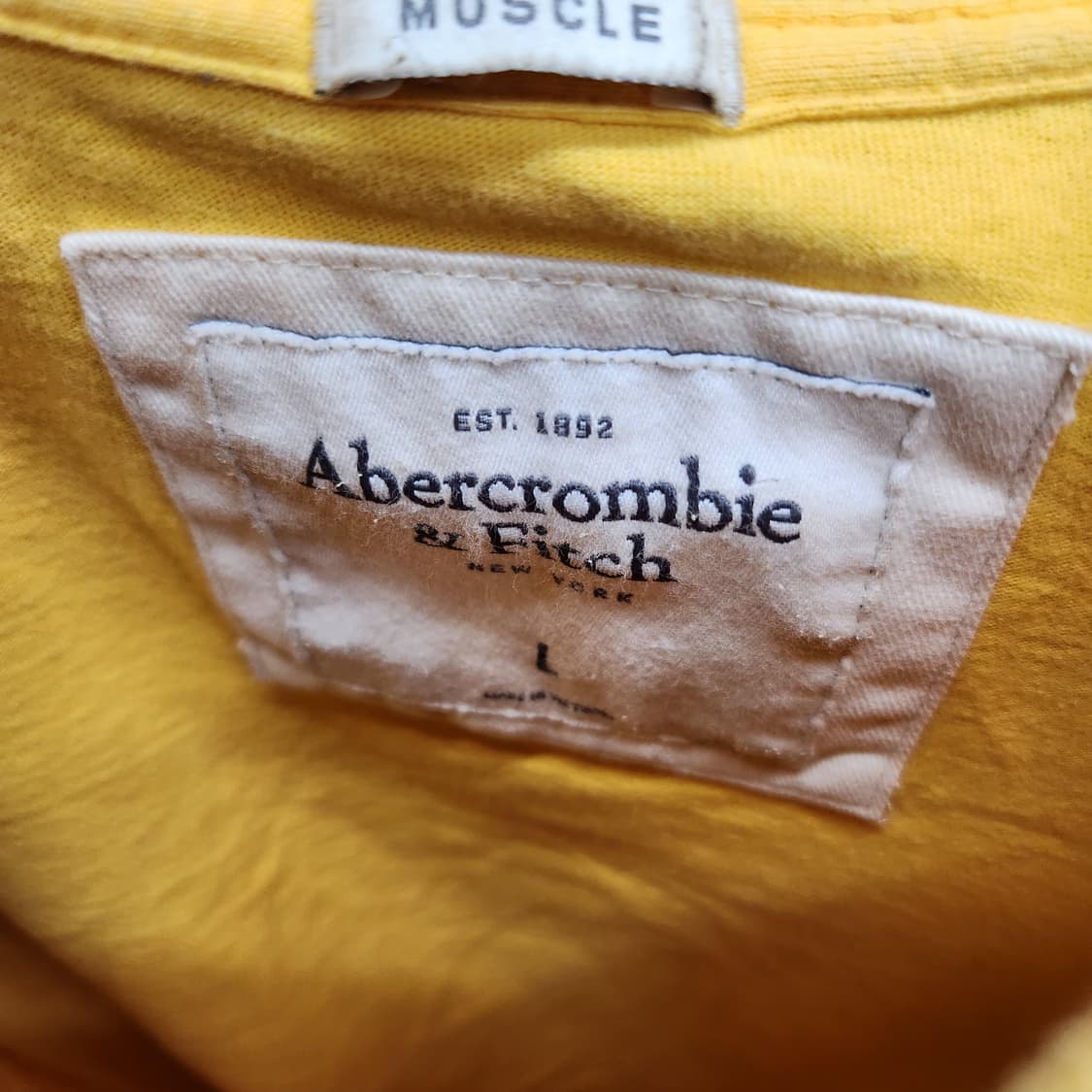 아베크롬비 빈티지 빅로고 반팔티 L(L) 상품이미지5