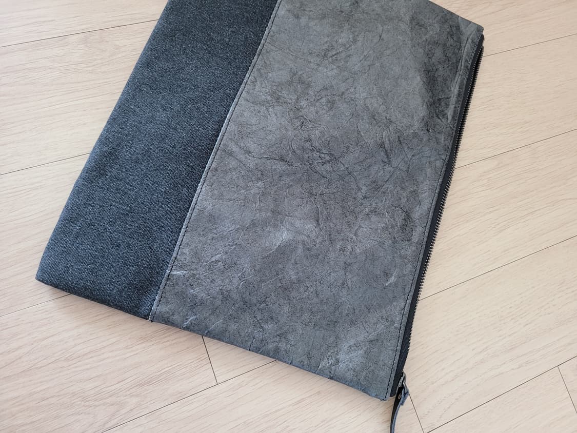 듀폰타이백 DuPont Tyvek 클러치백 블랙 상품이미지2