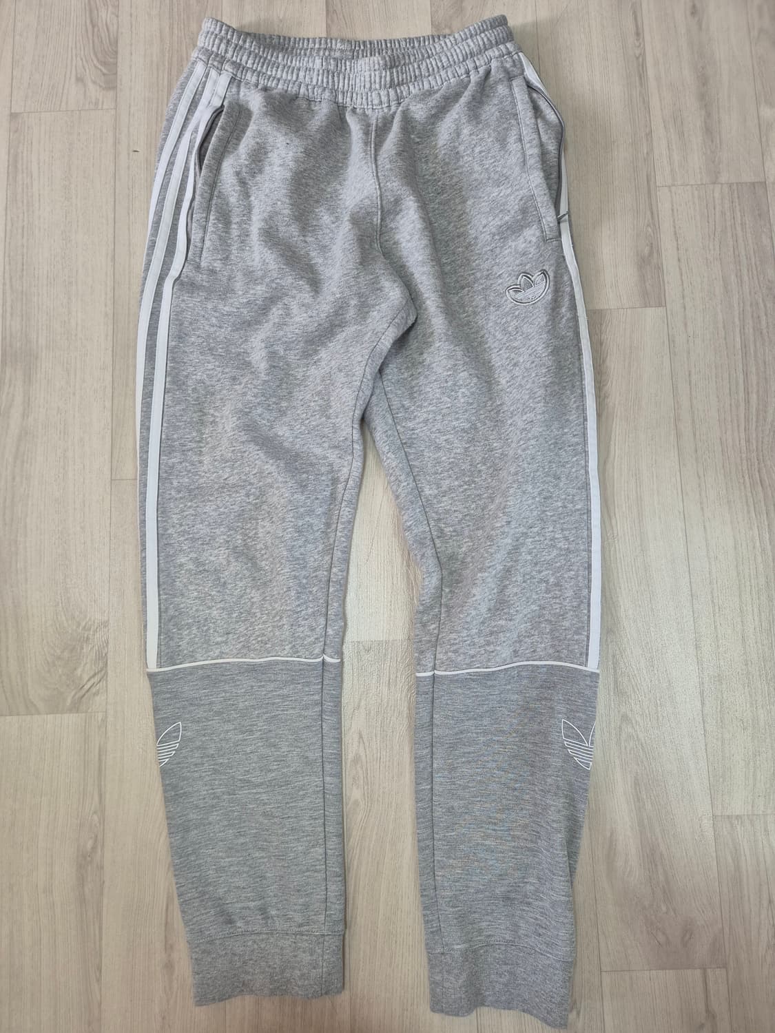 아웃라인 플리스 스팬츠 - 그레이 / FM3916 상품이미지1