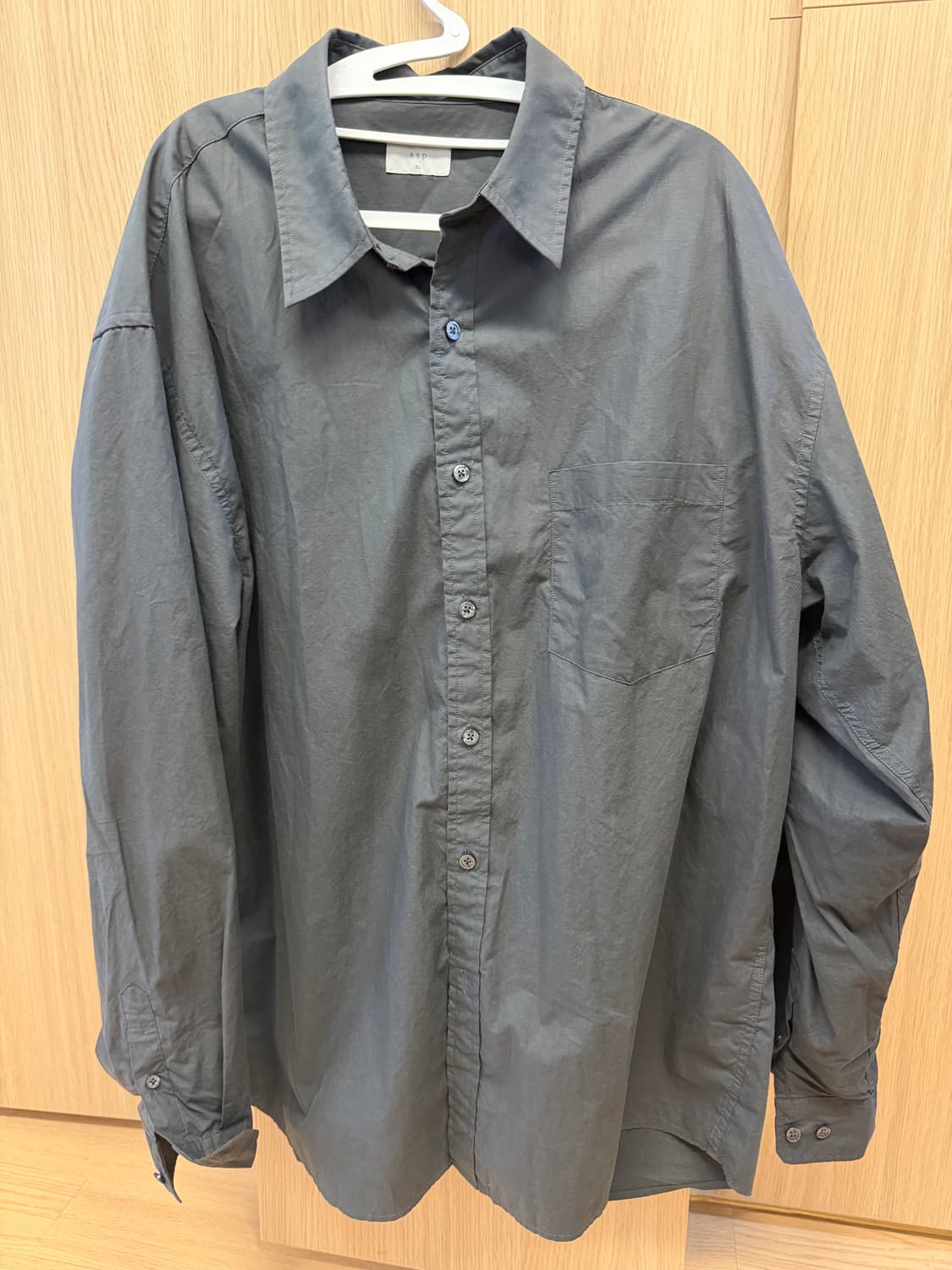 [XL] 애습 스테디셔츠 딥차콜 상품이미지1