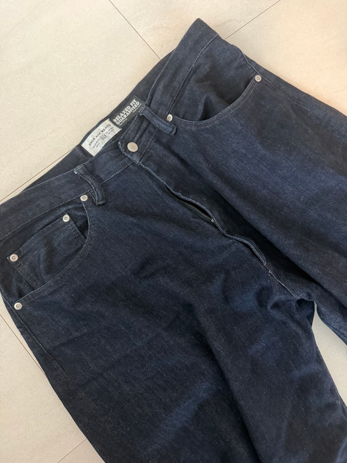 엔즈앤드민즈 릴렉스드핏 5포켓 데님 상품이미지1