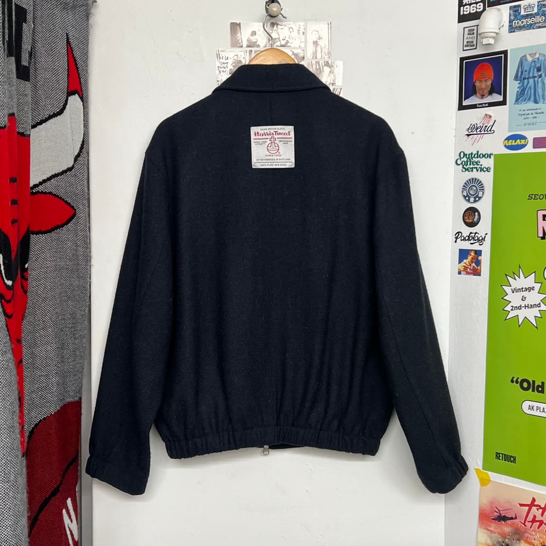 브라운야드 해리스트위드 드랍숄더 블루종 상품이미지7