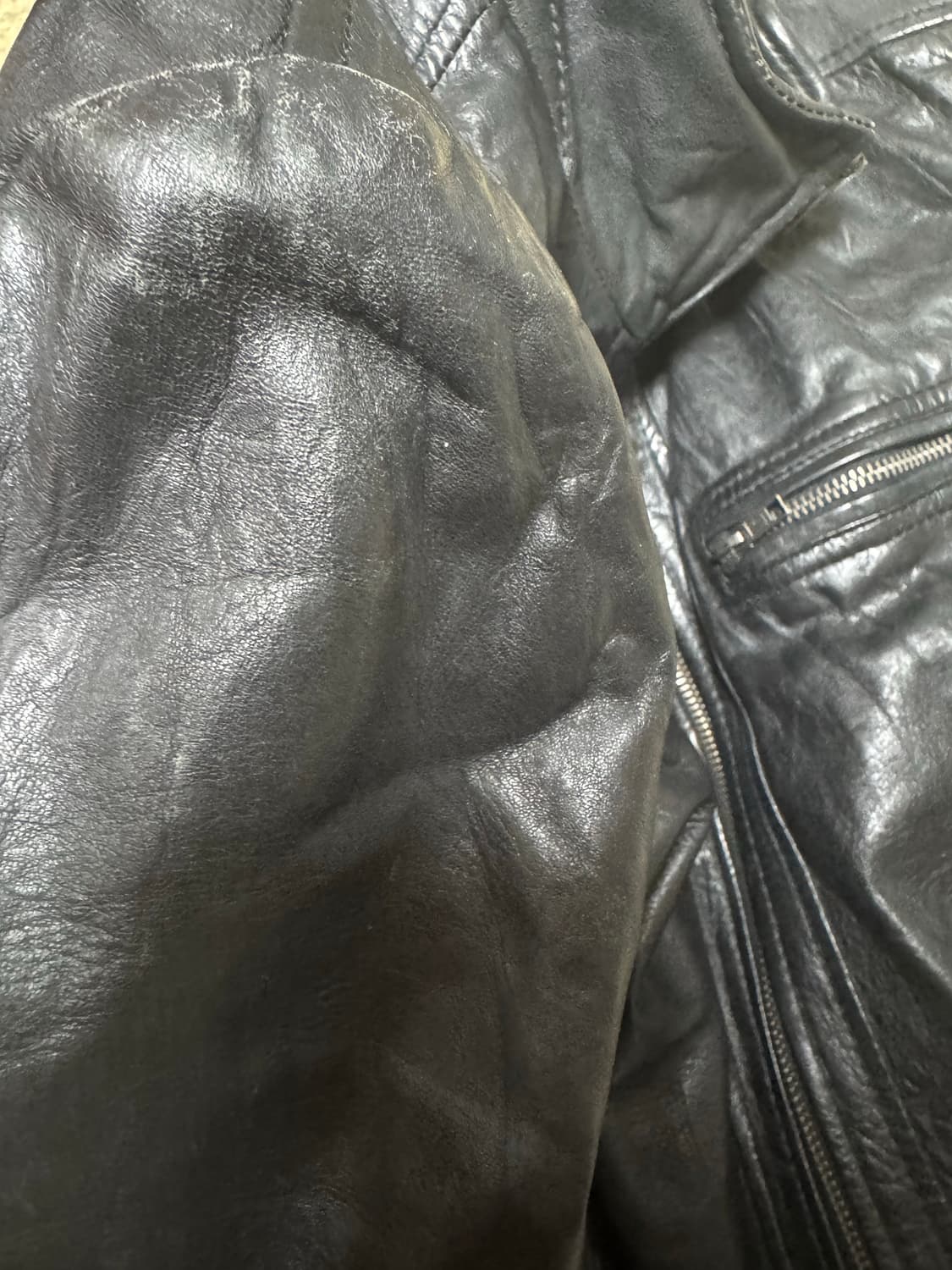 JPN highneck lambskin leather jacket 상품이미지6