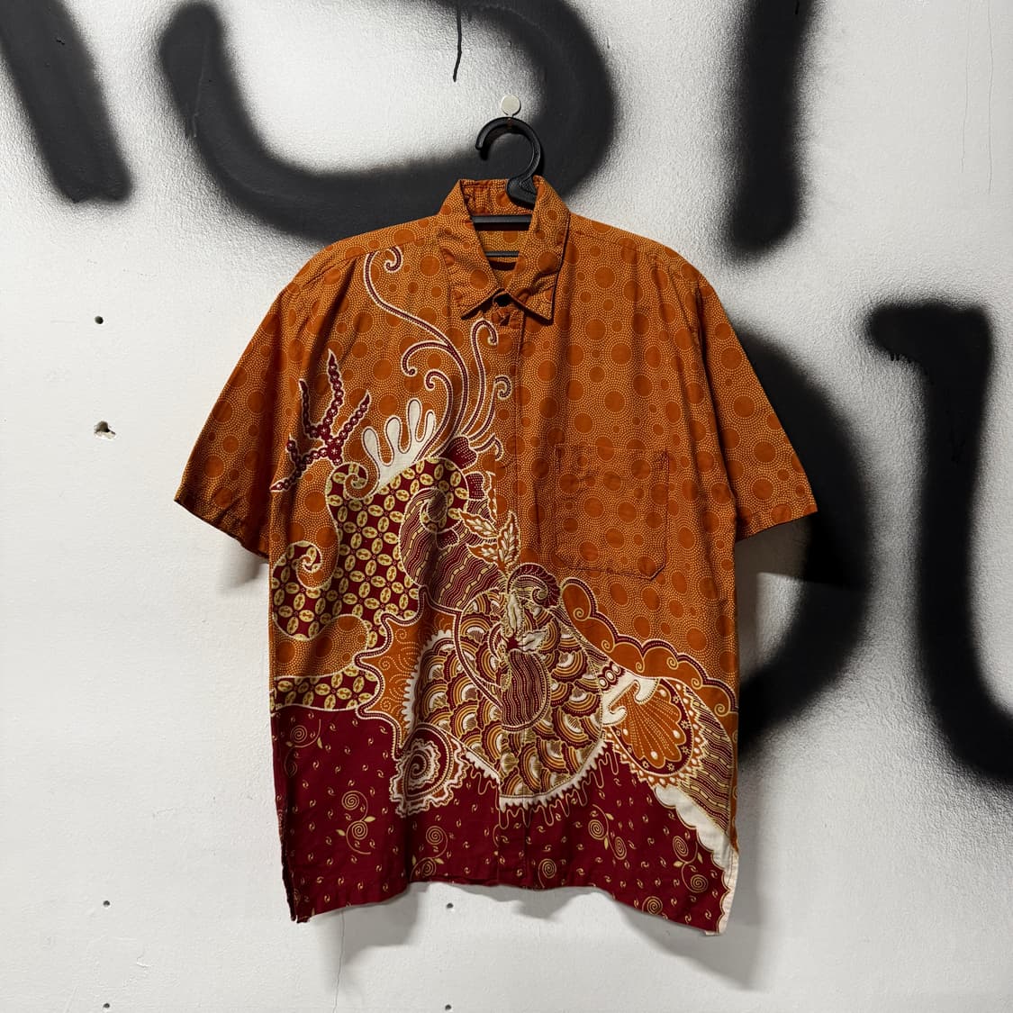 VTG 빈티지 재패니즈 오리엔탈 원포켓 반팔 셔츠 상품이미지1